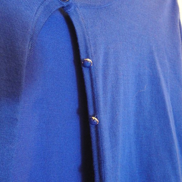 Premise Studio 8 Button Blue Cardigan, Women's Extra Large - Picture 2 of 11